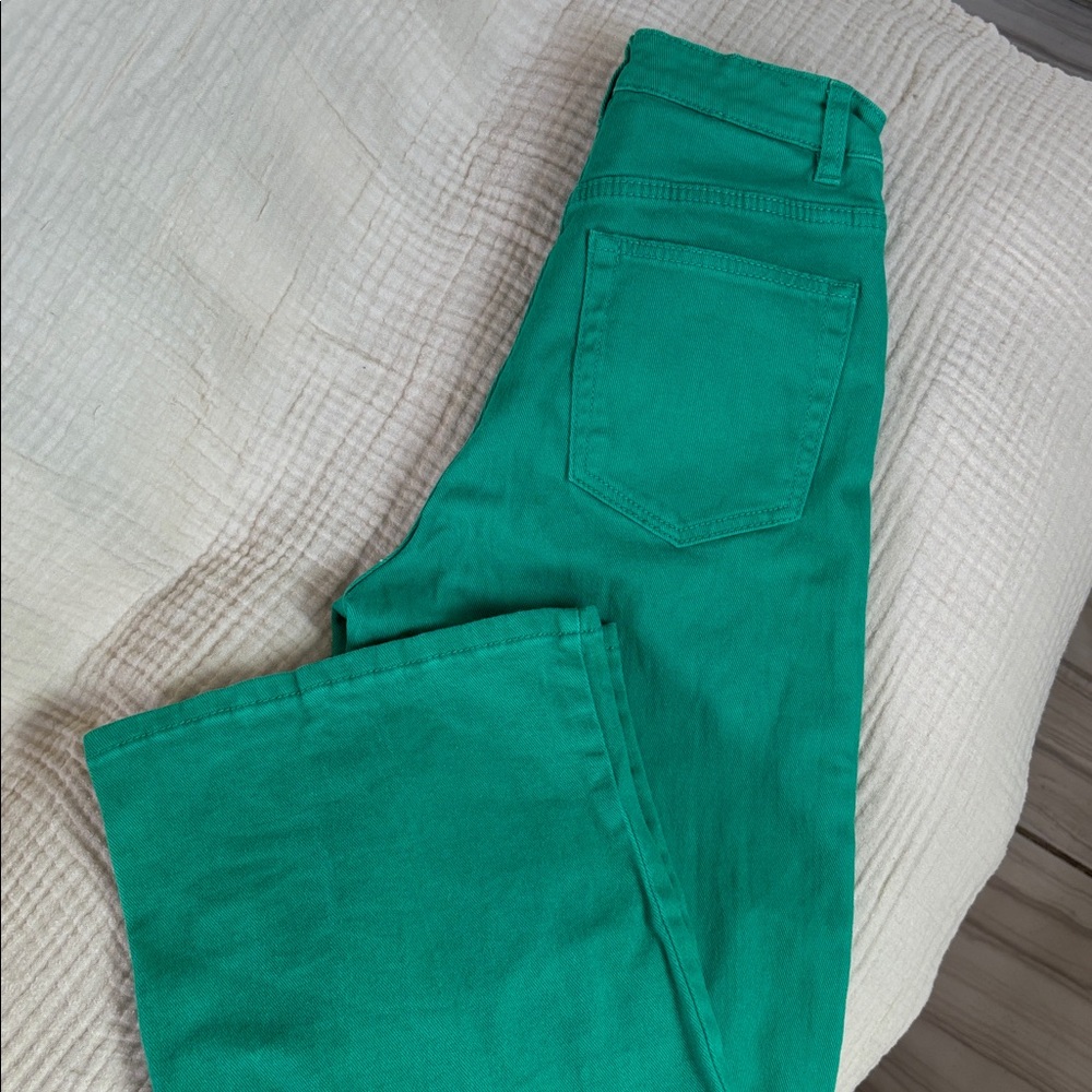 H&M Green Denim Pants